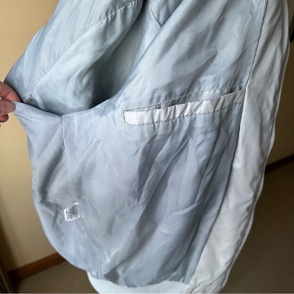 Vintage Members Only Light Grey Jacket Sz 42 Eclectic Grandpa Old School Chic - Picture 6 of 7